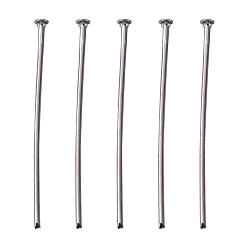 Gunmetal Iron Flat Head Pins, Cadmium Free & Lead Free, Gunmetal, 30x0.75~0.8mm, 20 Gauge, about 6730pcs/1000g, Head: 2mm
