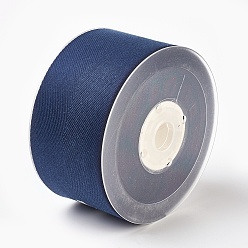 Midnight Blue Rayon and Cotton Ribbon, Twill Tape Ribbon, Herringbone Ribbon, Midnight Blue, 1 inch(25mm), about 50yards/roll(45.72m/roll)