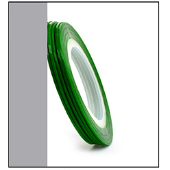 Lime Vert Ligne de ruban à ongles, autocollants d'art d'ongle de paillettes de rouleaux multicolores, pour les ongles des orteils décoration des pointes des ongles, lime green, 4.3 cm, 20m/rouleau