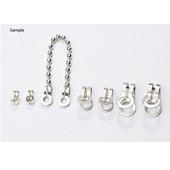 Stainless Steel Color 304 Stainless Steel Ball Chain Connectors, Stainless Steel Color, 17.5x10mm, Hole: 6.5mm, Fit for 6mm ball chain