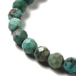 Chrysocolla Natural Chrysocolla Beads Strands, Faceted, Round, 4mm, Hole: 0.7mm, about 99pcs/strand, 15.55''(39.5cm)
