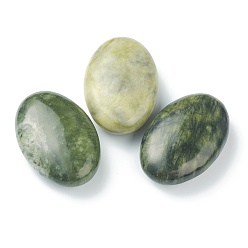 Другие Нефриты Натуральный лечебный массаж пальмовыми камнями, карманный камень для беспокойства, для снятия стресса при тревоге, овальные, 60~61x40~41x19.5~21 мм