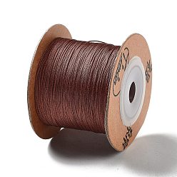 Седло Коричневый Экологически чистые крашеные нейлоновые нити, струнные нити шнуры, седло коричневый, 0.4 мм, около 164.04 ярдов (150 м) / рулон