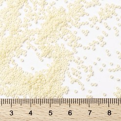 (RR492) Opaque Dark Cream MIYUKI Round Rocailles Beads, Japanese Seed Beads, (RR492) Opaque Dark Cream, 15/0, 1.5mm, Hole: 0.7mm, about 27777pcs/50g