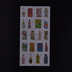 Drink Планировщик наклейки, декоративная наклейка, для скрапбукинга, календари, diy crafts, альбом, образец напитка, 16.1x8x0.01 см, 6 листов / комплект