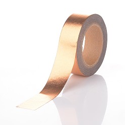 Сэнди Коричневый Декоративные бумажные ленты для альбомов своими руками, Клейкие ленты, песчаный коричневый, 15 мм, 10 м / рулон