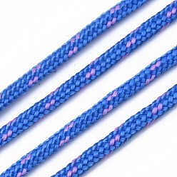 Dodger Blue Multipurpose Polyester Cord, for Rope Bracelets or Boot Laces Making, Dodger Blue, 2mm, about 21.87 yards(20m)/roll