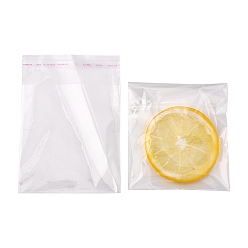 Clear OPP Cellophane Bags, Small Jewelry Storage Bags, Self-Adhesive Sealing Bags, Rectangle, Clear, 14x10cm, Unilateral Thickness: 0.035mm, Inner Measure: 10.5x10cm