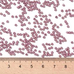 (PF553F) PermaFinish Pink Rose Metallic Matte TOHO Round Seed Beads, Japanese Seed Beads, (PF553F) PermaFinish Pink Rose Metallic Matte, 11/0, 2.2mm, Hole: 0.8mm, about 5555pcs/50g