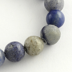 Blue Aventurine Round Natural Blue Aventurine Beads Strands, 8.5mm, Hole: 1.2mm, about 47pcs/strand, 15.5 inch