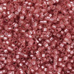 (DB0684) Dyed Semi-Frosted Silver Lined Watermelon MIYUKI Delica Beads, Cylinder, Japanese Seed Beads, 11/0, (DB0684) Dyed Semi-Frosted Silver Lined Watermelon, 1.3x1.6mm, Hole: 0.8mm, about 20000pcs/bag, 100g/bag