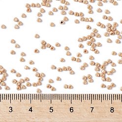 (PF551F) PermaFinish Peach Gold Metallic Matte TOHO Round Seed Beads, Japanese Seed Beads, (PF551F) PermaFinish Peach Gold Metallic Matte, 11/0, 2.2mm, Hole: 0.8mm, about 1110pcs/bottle, 10g/bottle