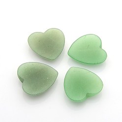 Mixed Stone Natural & Synthetic Mixed Gemstone Cabochons, Heart, 29~30x29~30x6~8mm