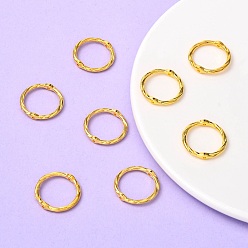 Golden Alloy Linking Rings, Circle Frames, Lead Free and Cadmium Free, Golden, 21x2mm, Hole: 1mm