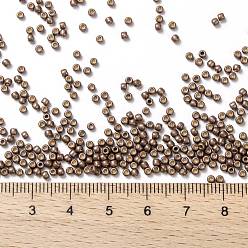 (PF556F) PermaFinish Mauve Metallic Matte TOHO Round Seed Beads, Japanese Seed Beads, (PF556F) PermaFinish Mauve Metallic Matte, 11/0, 2.2mm, Hole: 0.8mm, about 1110pcs/bottle, 10g/bottle