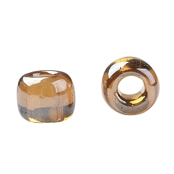(103C) Dark Topaz Transparent Luster Toho perles de rocaille rondes, perles de rocaille japonais, (103 c) lustre transparent topaze foncé, 11/0, 2.2mm, Trou: 0.8mm, environ5555 pcs / 50 g