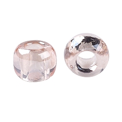 (106) Transparent Luster Rosaline Toho perles de rocaille rondes, perles de rocaille japonais, (106) rosaline lustrée transparente, 11/0, 2.2mm, Trou: 0.8mm, environ5555 pcs / 50 g