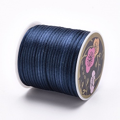 Marine Blue Nylon Thread, Marine Blue, 2mm, about 25.15 yards(23m)/roll
