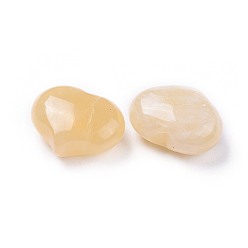 Mixed Stone Natural Mixed Gemstone Heart Palm Stone, Pocket Stone for Energy Balancing Meditation, 20x25x11~13mm