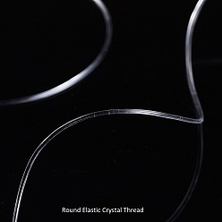 Clear Korean Elastic Crystal Thread, Clear, 0.7mm, about 1093.61 yards(1000m)/roll