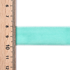 Sky Blue 3/4 inch Single Face Velvet Ribbon, Sky Blue, 3/4 inch(19.1mm), about 25yards/roll(22.86m/roll)