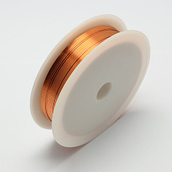 Mixed Color Round Copper Wire for Jewelry Making, Mixed Color, 28 Gauge, 0.3mm, about 68.89 Feet(21m)/roll, 10 rolls/set