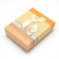 Mixed Color Cardboard Boxes, with Sponge Inside, Rectangle, Mixed Color, 9x7x3cm