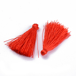 Красный Полиэфирные украшения кисточкой подвесные, красные, 30~35 мм