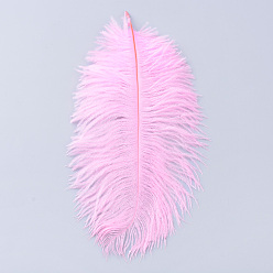 Pink Ostrich Feather Costume Accessories, Dyed, Pink, 15~20cm