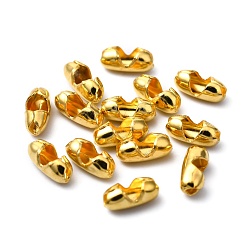 Golden Brass Ball Chain Connectors, Golden, 5.5x2mm, Fit for 1.5mm ball chain
