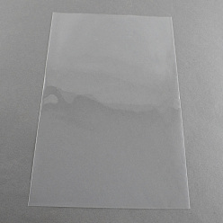 Прозрачный OPP мешки целлофана, прямоугольные, прозрачные, 25x16 см, одностороннее толщина: 0.035 мм