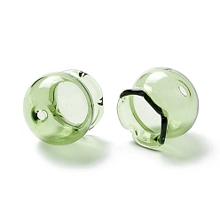 Темный Морско-зеленый Конус из стеклянных бусин для изготовления колокольчиков, колокольчик средний l, темно-зеленый, 15x16 мм, отверстие : 2.7 мм