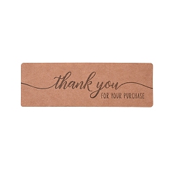 Peru Self-Adhesive Paper Gift Tag Youstickers, Rectangle Thank You Stickers Labels, for Small Business, Peru, 2.9x6x0.01cm, 120pcs/roll