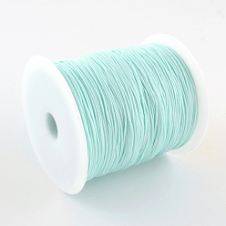 Pale Turquoise Nylon Thread, Pale Turquoise, 1mm, about 153.1 yards(140m)/roll