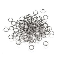 Stainless Steel Color 304 Stainless Steel Jump Rings, Open Jump Rings, Ring, Stainless Steel Color, 24 Gauge, 4x0.5mm, Inner Diameter: 3mm