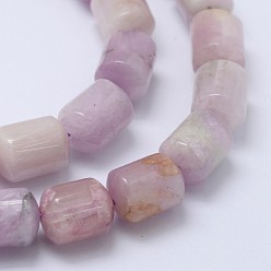 Kunzite Kunzite naturelles brins de perles, perles de spodumène, colonne, 11x8mm, Trou: 1mm, Environ 38 pcs/chapelet, 15.94 pouce (40.5 cm)