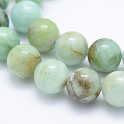 Chrysocolla Natural Chrysocolla Beads Strands, Round, 12mm, Hole: 1mm, about 33pcs/strand, 15.7 inch(40cm)