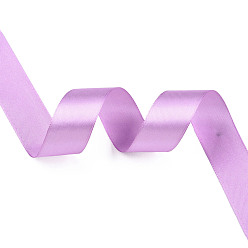 Plum Single Face Satin Ribbon, Polyester Ribbon, Plum, 1 inch(25mm) wide, 25yards/roll(22.86m/roll), 5rolls/group, 125yards/group(114.3m/group)