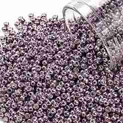 (554) Galvanized Lavender TOHO Round Seed Beads, Japanese Seed Beads, (554) Galvanized Lavender, 11/0, 2.2mm, Hole: 0.8mm, about 1110pcs/bottle, 10g/bottle