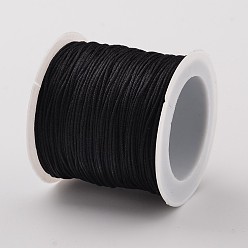 Mixed Color Nylon Thread Cord, DIY Material for Jewelry Making, Mixed Color, 0.8mm, about 38.27 yards(35m)/roll