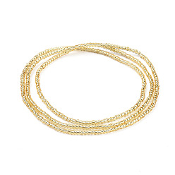 Gold Summer Jewelry Waist Bead, Body Chain, Seed Beaded Belly Chain, Bikini Jewelry for Woman Girl, Gold, 31.5 inch(80cm)
