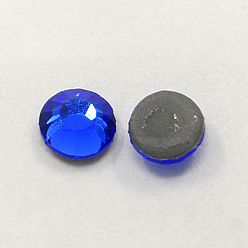 Cobalt Glass Hotfix Rhinestone, Grade AA, Flat Back & Faceted, Half Round, Cobalt, SS20, 4.6~4.8mm, about 1440pcs/bag