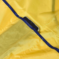 Yellow Kids Art Smock Apron, Long Sleeve Waterproof Bib, for Painting or Eating, Yellow, 640x485mm