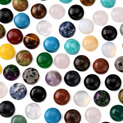 Смешанные камни Кабошоны из камня, полукруглые / купольные, , 12x5 мм