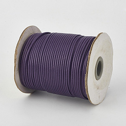 Indigo Eco-Friendly Korean Waxed Polyester Cord, Indigo, 0.5mm, about 169.51~174.98 Yards(155~160m)/Roll