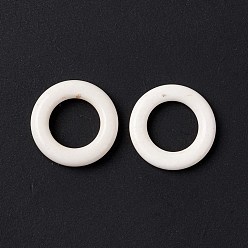 Natural Agate Natural White Agate Beads, Disc/Donut, 12x2mm, Hole: 7mm