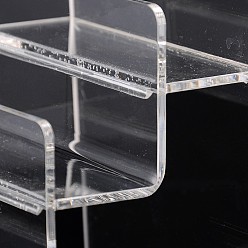 Clear Organic Glass Jewelry Displays, Clear, 155x100x150mm