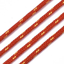 Chocolate Multipurpose Polyester Cord, for Rope Bracelets or Boot Laces Making, Chocolate, 2mm, about 21.87 yards(20m)/roll