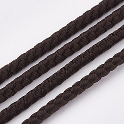 Brun De Noix De Coco Cordes en fibre acrylique, brun coco, 3mm, environ 6.56 yards (6m)/rouleau