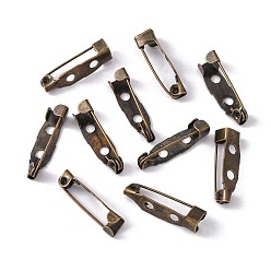 Antique Bronze Iron Brooch Findings, Back Bar Pins, Antique Bronze Color, Size: about 20mm long, 5mm wide, 5mm thick.